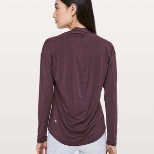 Lululemon Deep Stretch Long Sleeve Shirt Arctic Plum 4